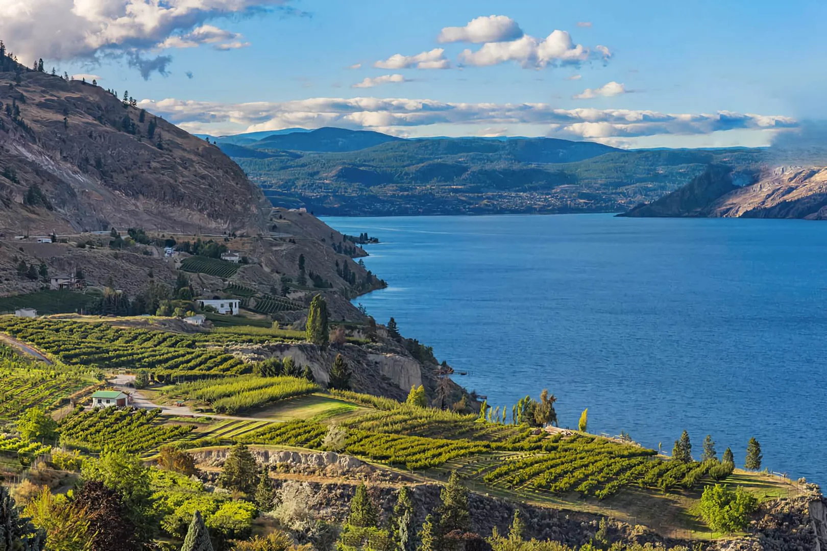 Summerland, BC lakeside view